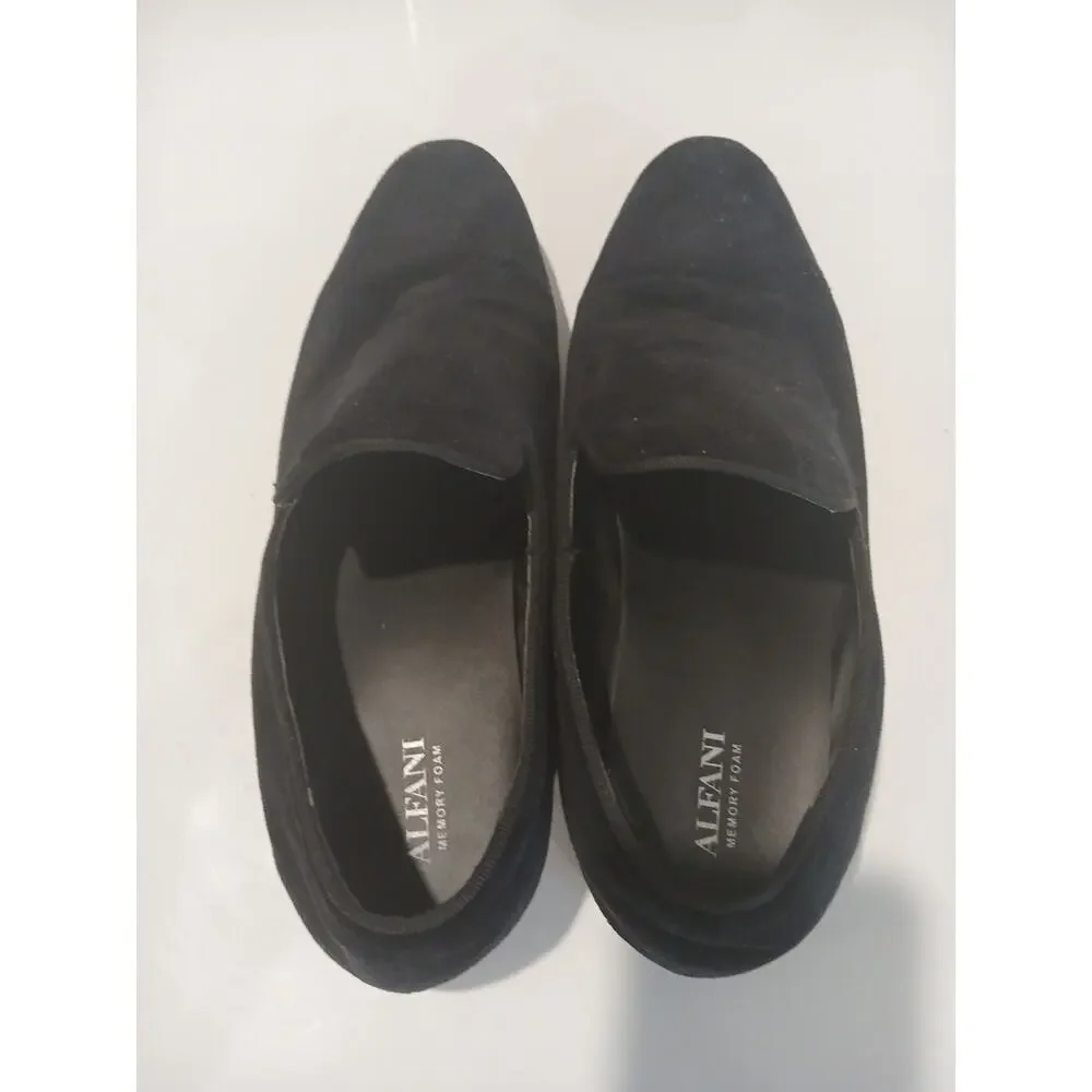 Steve Madden Laight Black Velvet Loafers Men’s 12